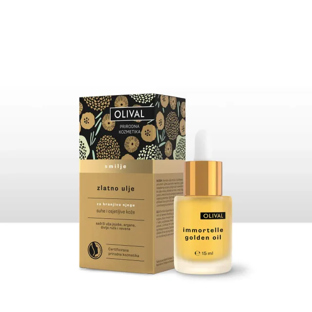Olival Golden Immortelle Oil ansigtsolie tør hud