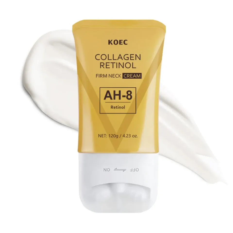 KOEC AH-8 Retinol Collagen halscreme 120 g med roller