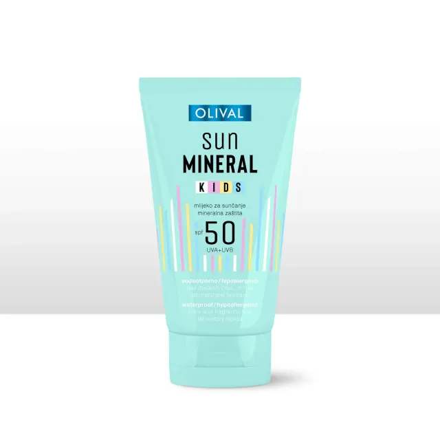 Olival Professional Sun Mineral KIDS solmælk SPF 50 sensitiv hud