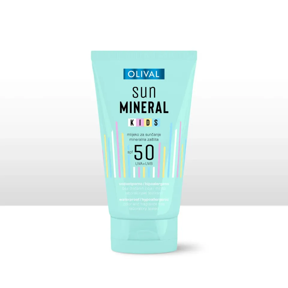 Olival Professional Sun Mineral KIDS solmælk SPF 50 sensitiv hud