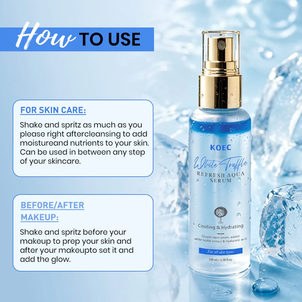 KOEC White Truffle Refresh Aqua Serum ansigtsserum fugt