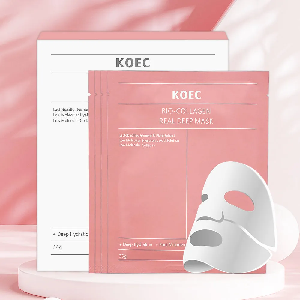 KOEC Bio-Collagen Real Deep Maske 4 stk til fugt