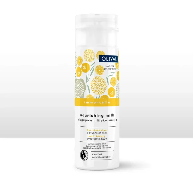 Olival Nourishing Milk Immortelle rensemælk tør hud