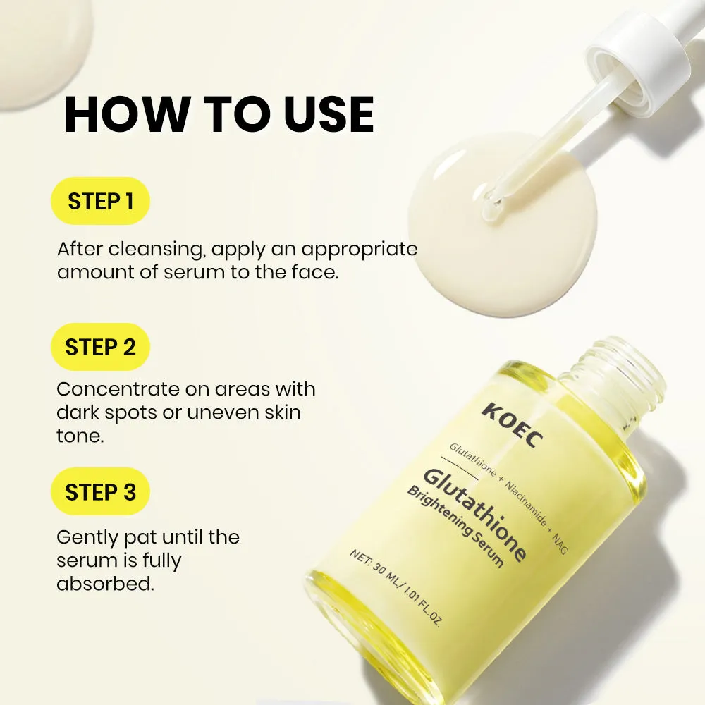 KOEC Glutathione Brightening serum mod ujævn tone