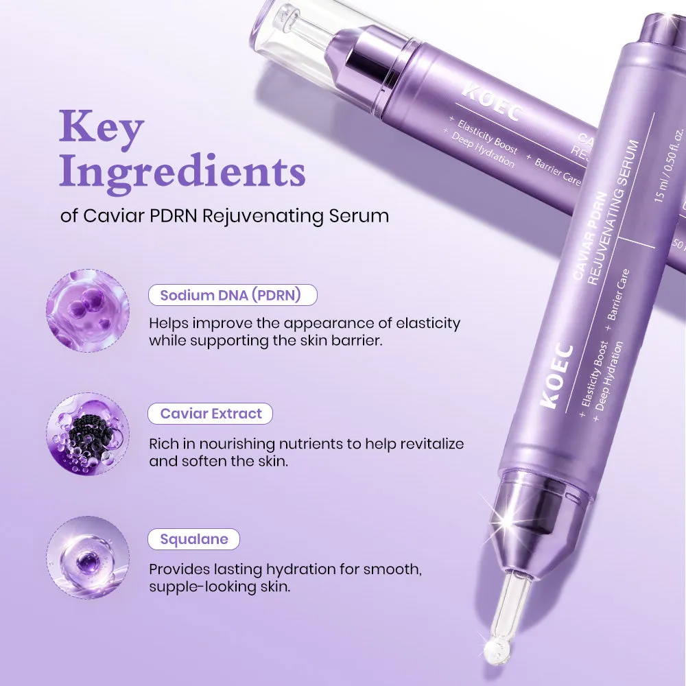 KOEC Caviar PDRN Rejuvenating serum opstrammende