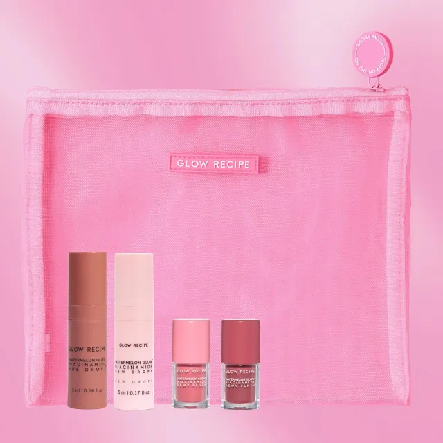 Glow Recipe Glow Hues Trial Kit rejsesæt minier til tør hud