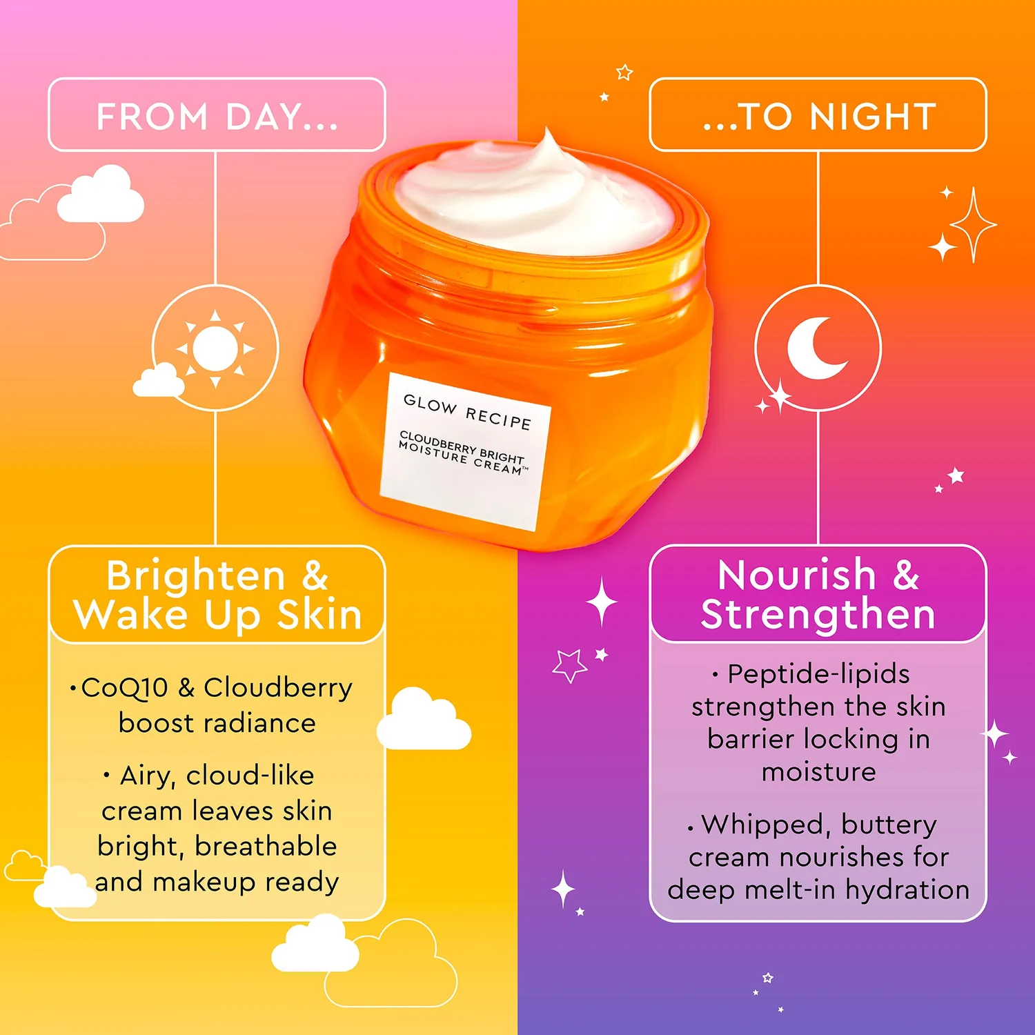 Glow Recipe Cloudberry Bright fugtcreme 50 ml let fugt