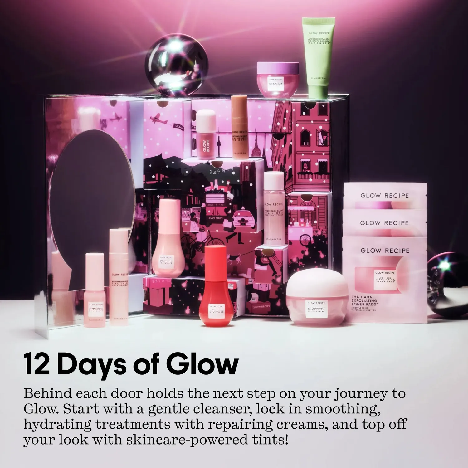 Glow Recipe 12 Days of Glow adventskalender 12 dele glow