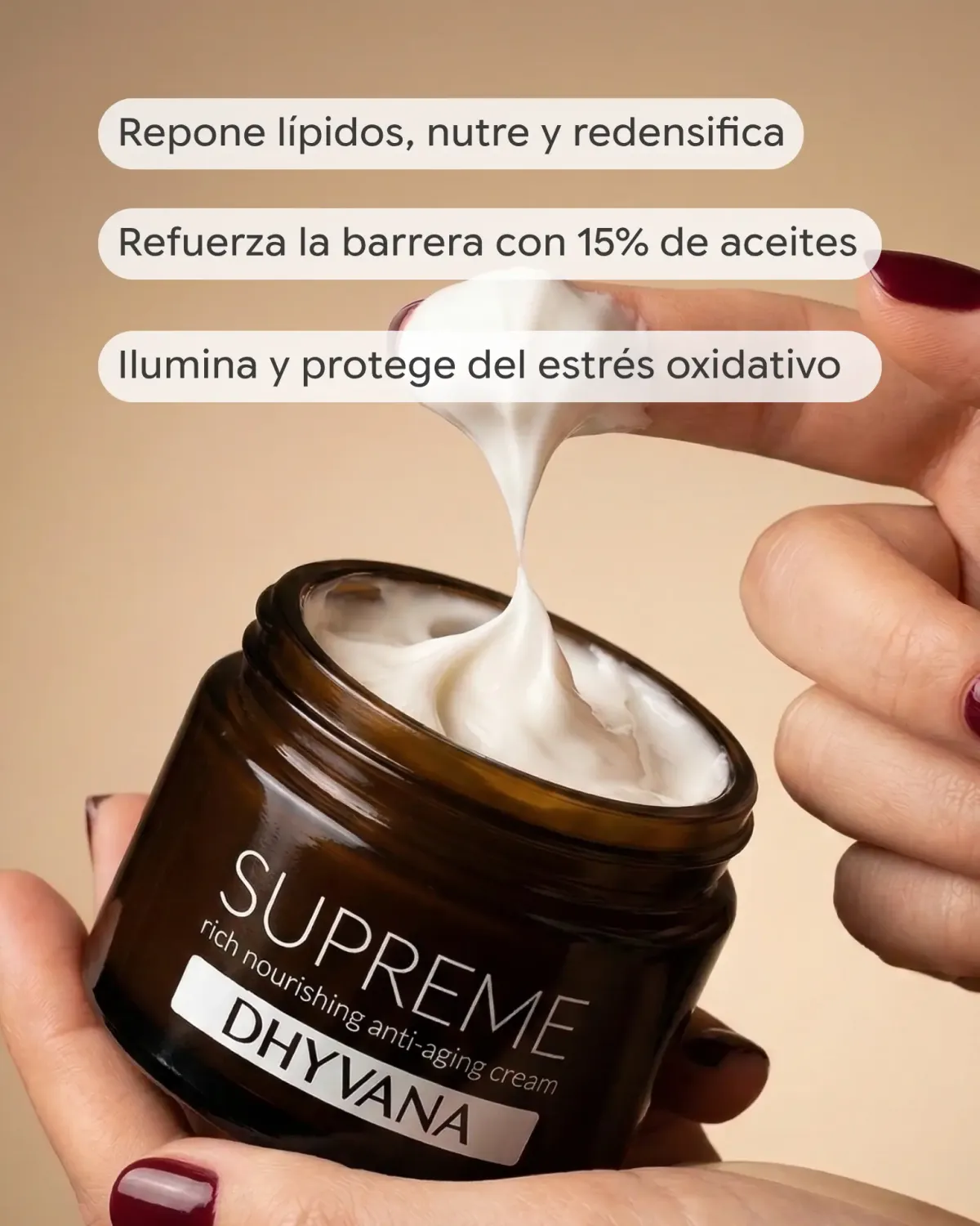 Dhyvana Supreme barrierecreme tør hud vitamin E