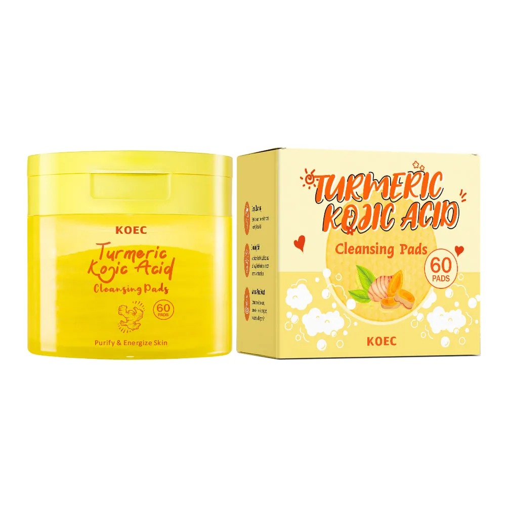 KOEC Kojic Acid Turmeric Cleansing Pads renseservietter