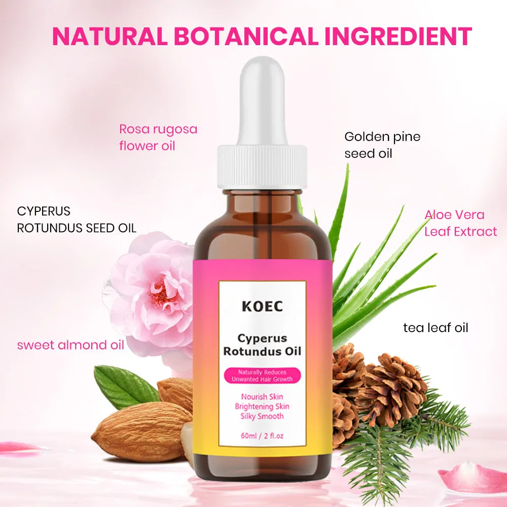 KOEC Cyperus Rotundus Oil kropsolie naturlig blomstret
