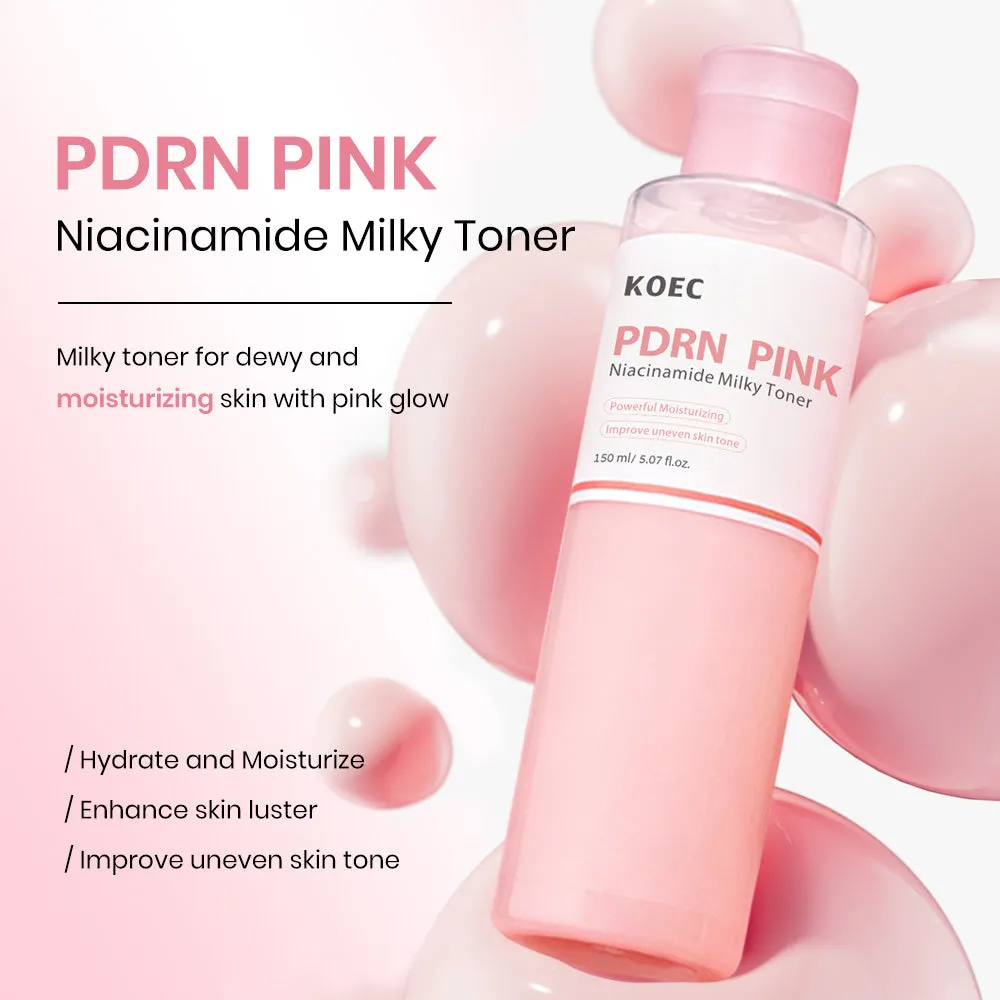 KOEC PDRN Pink Niacinamide mælketoner fugtgivende
