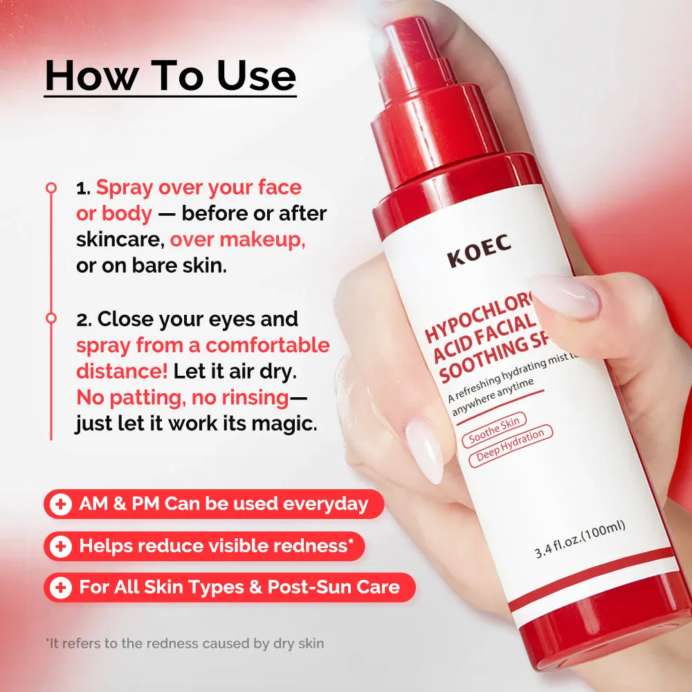 KOEC Hypochlorous Acid Soothing Spray ansigtsspray mild