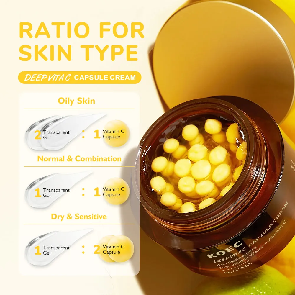 KOEC Deep Vita C kapselcreme C-vitamin 1 stk
