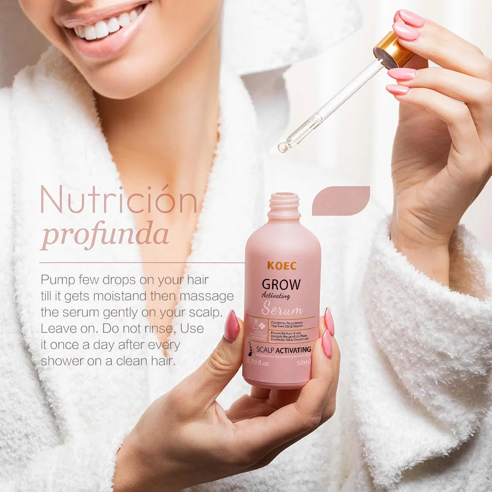 KOEC Grow Activating hårserum rosmarin