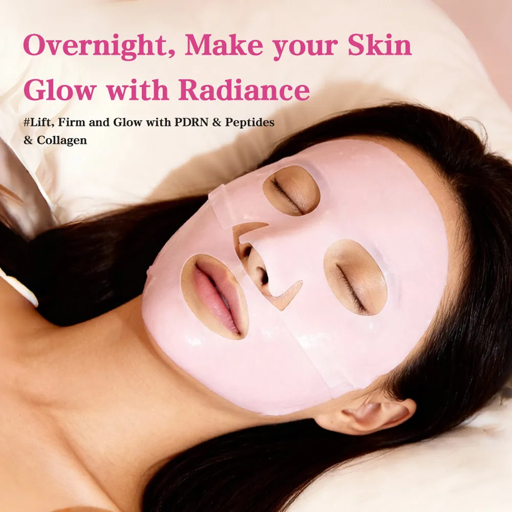 KOEC PDRN Peptide Collagen hydrogelmaske til glød