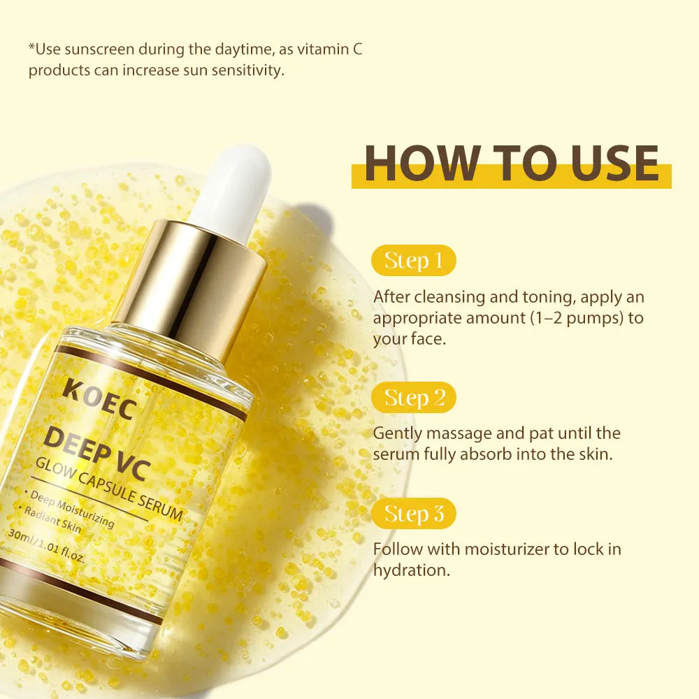 KOEC Deep Vita C Capsule Serum C-vitamin serum kapsler