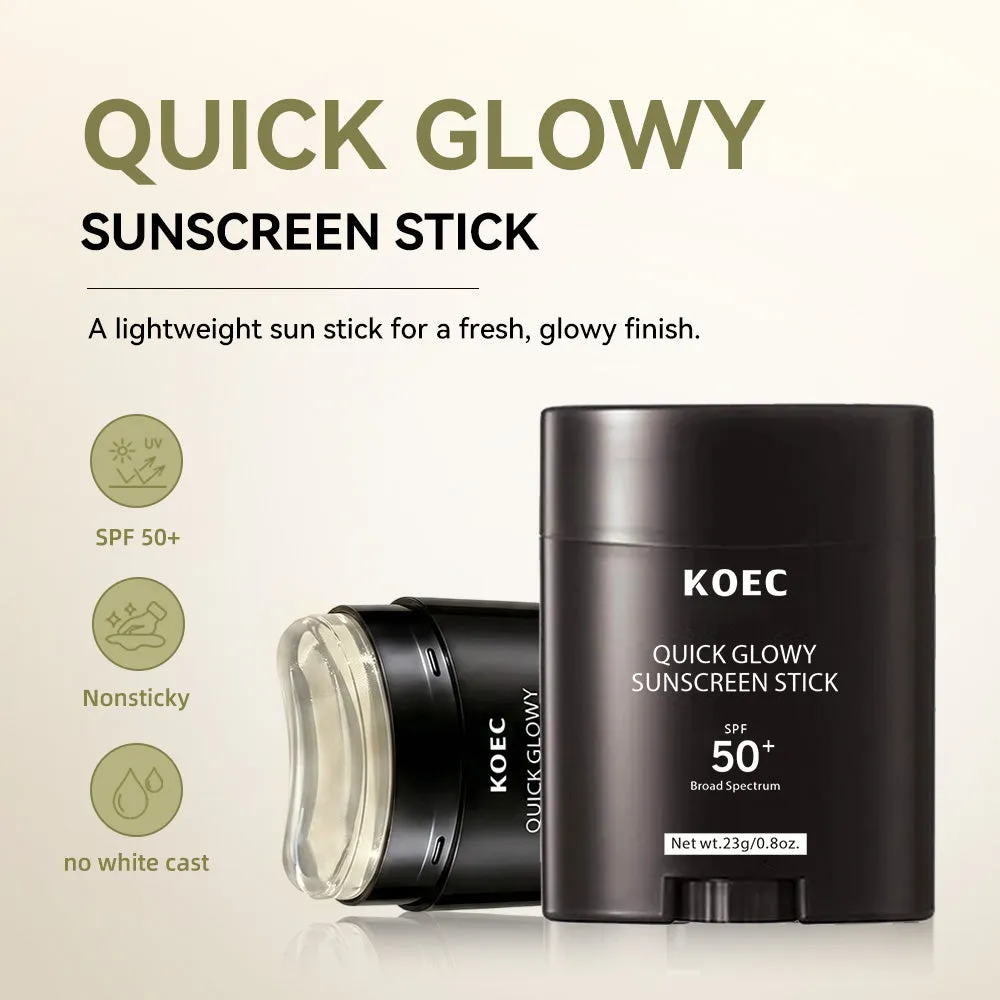 KOEC Quick Glowy Sunscreen Stick solstift med glow