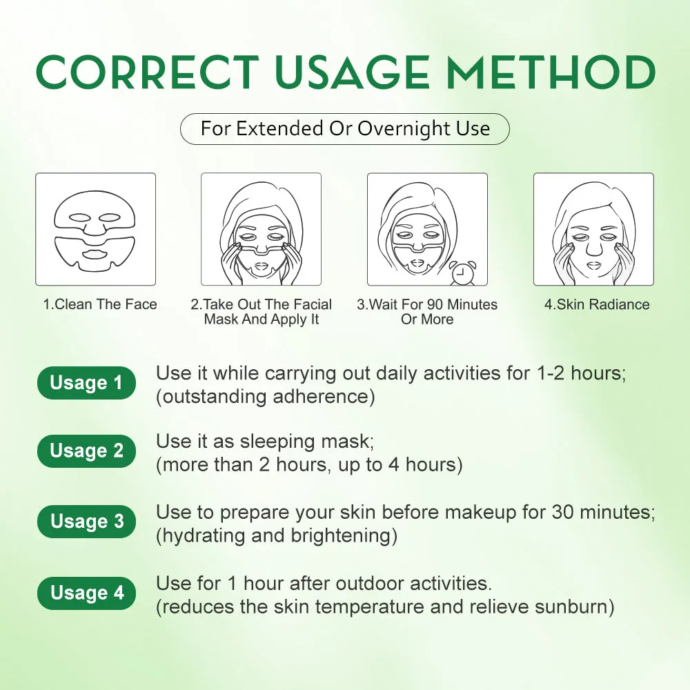 KOEC Heartleaf Collagen maske 4 stk fugt beroligende