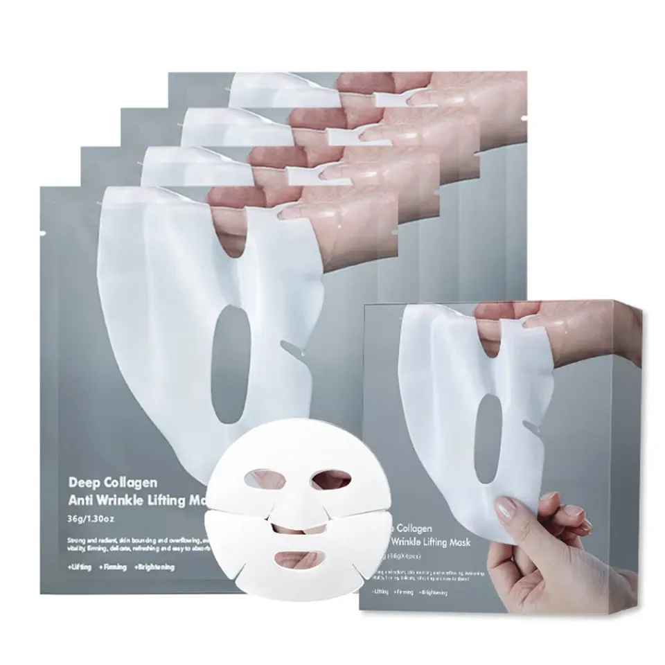 KOEC Deep Collagen Anti Wrinkle Lifting natmaske 4 stk