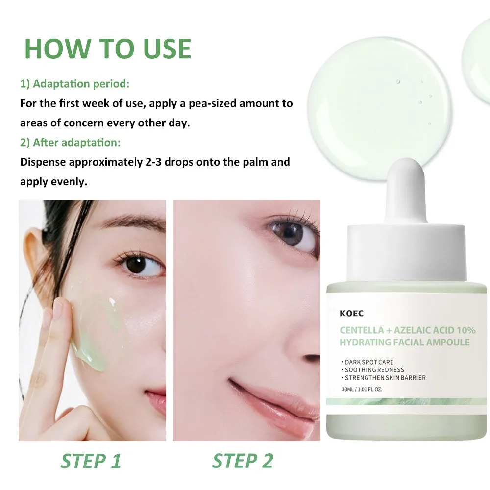 KOEC Centella Azelaic Acid 10% ansigtsampul rødme