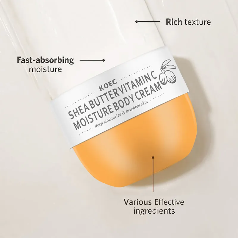 KOEC Shea Butter Vitamin C Moisture bodycreme 1 stk 24h fugt