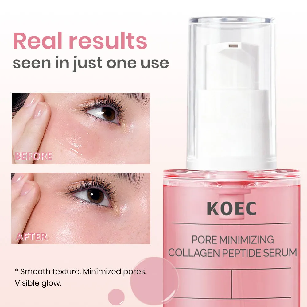 KOEC Pore Minimizing Collagen Peptide Serum serum til store porer
