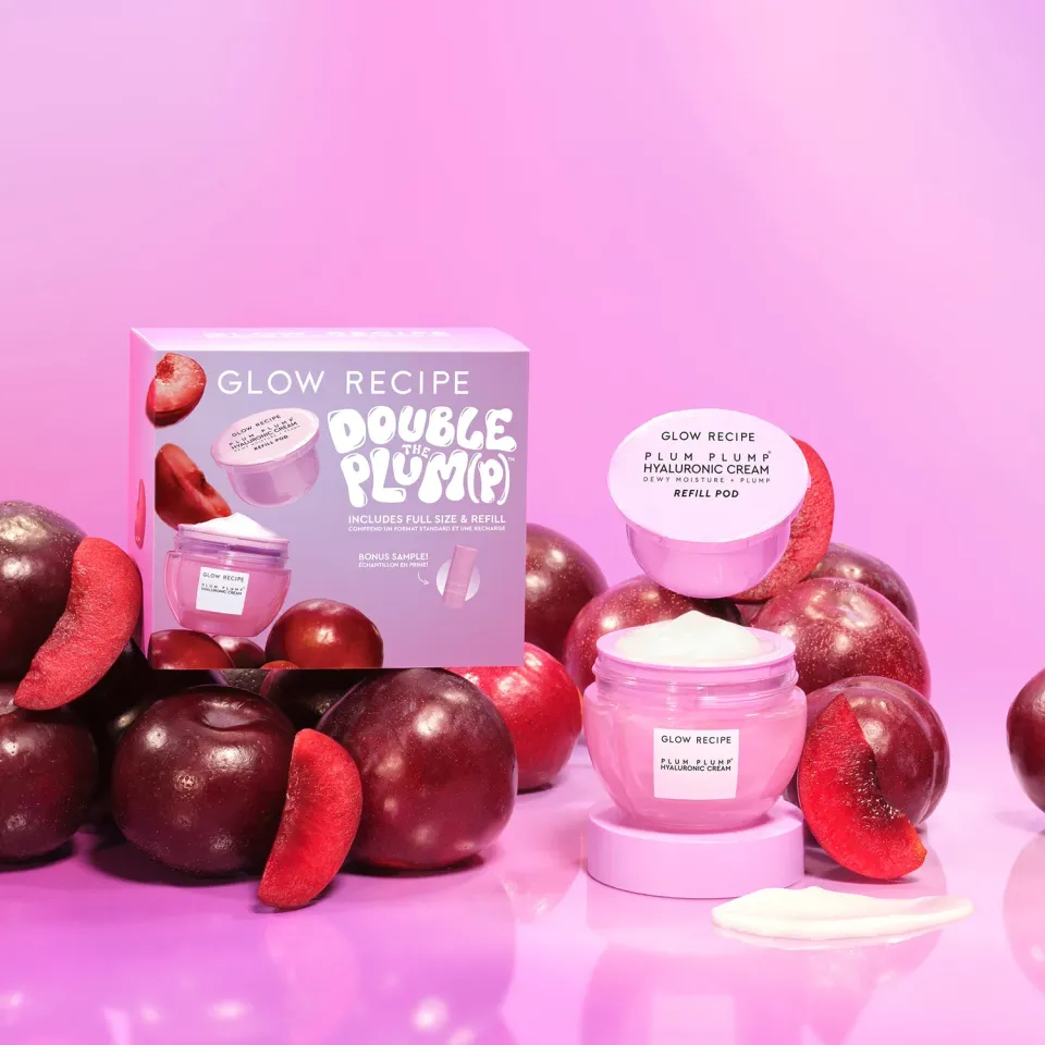 Glow Recipe Plum Plump Hyaluronic Sæt creme + serum
