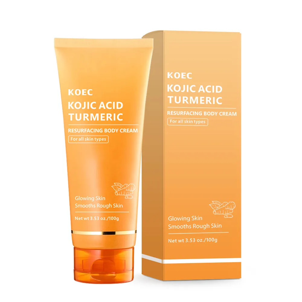 KOEC Kojic Acid Turmeric kropscreme mørke pletter