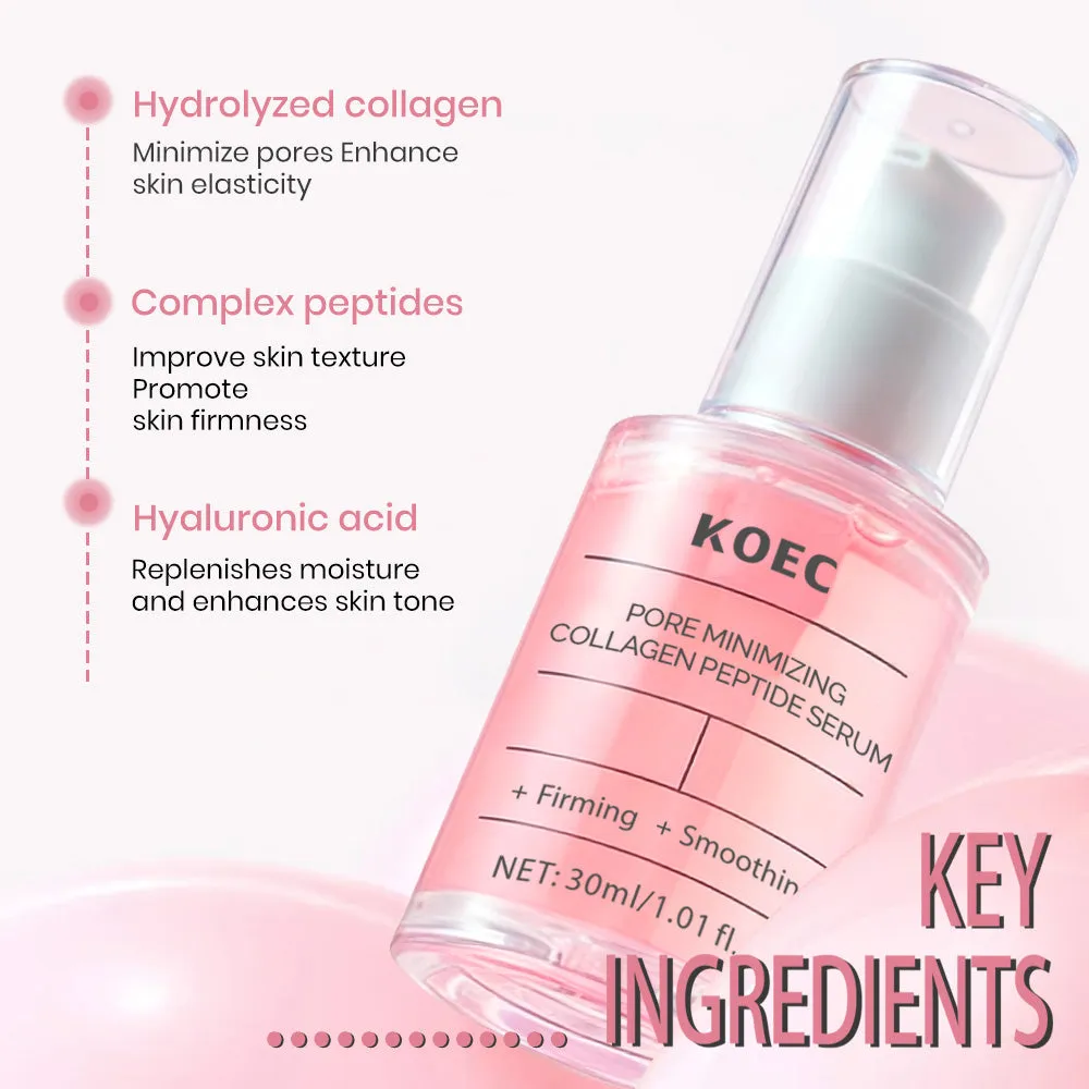 KOEC Pore Minimizing Collagen Peptide Serum serum til store porer