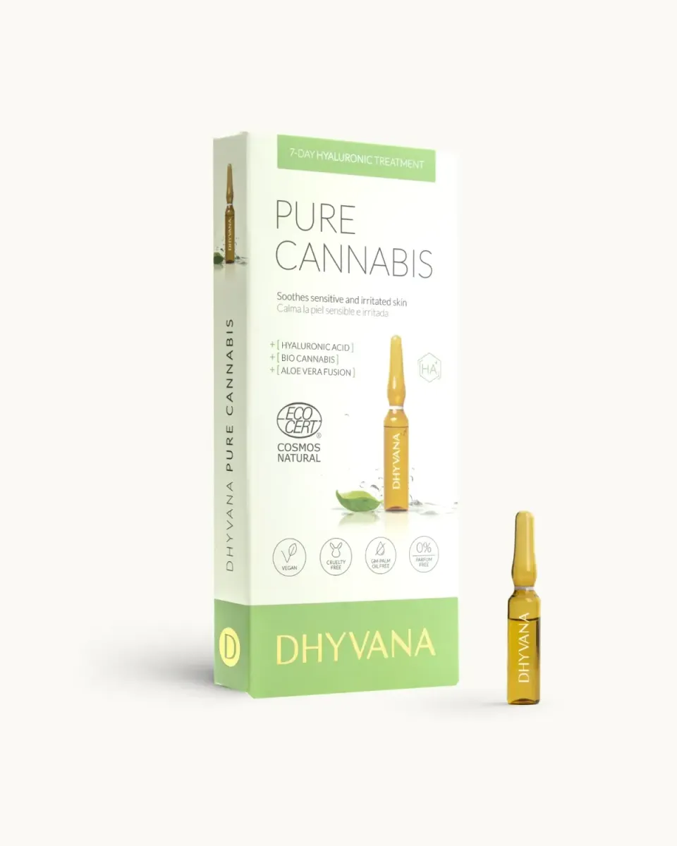 Dhyvana Pure Cannabis serum sensitiv hud rødme