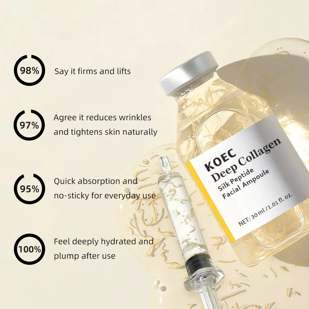 KOEC Deep Collagen Silk Peptide ampul til fugt
