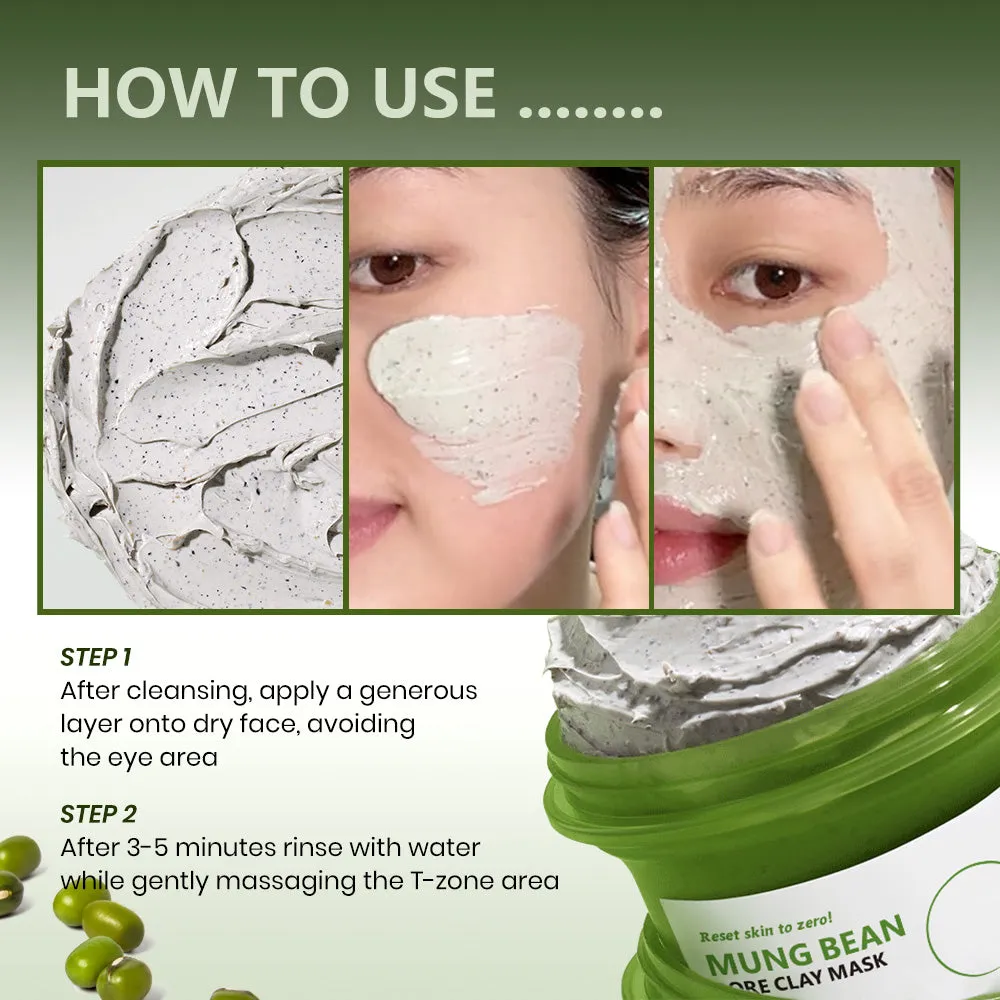 KOEC Mung Bean lermaske til porer