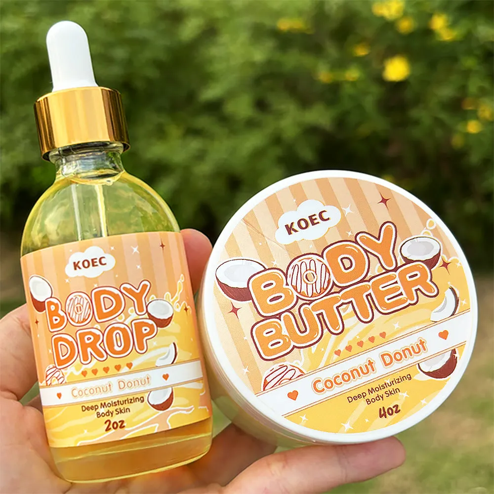 KOEC Body Glaze + Body Oil sæt jordbær