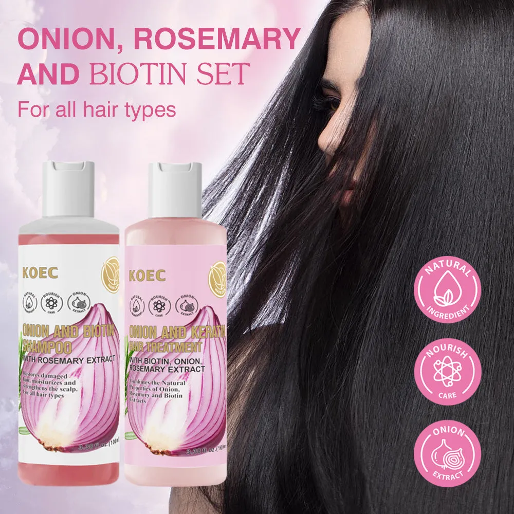 KOEC Onion Rosemary Shampoo Conditioner hårsæt til alle hårtyper