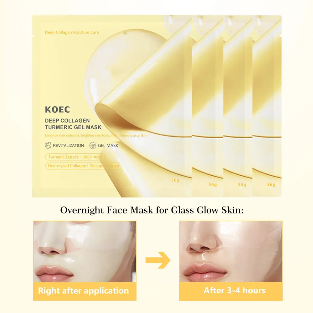 KOEC Kojic Acid Turmeric Gel Mask ansigtsmaske for glød