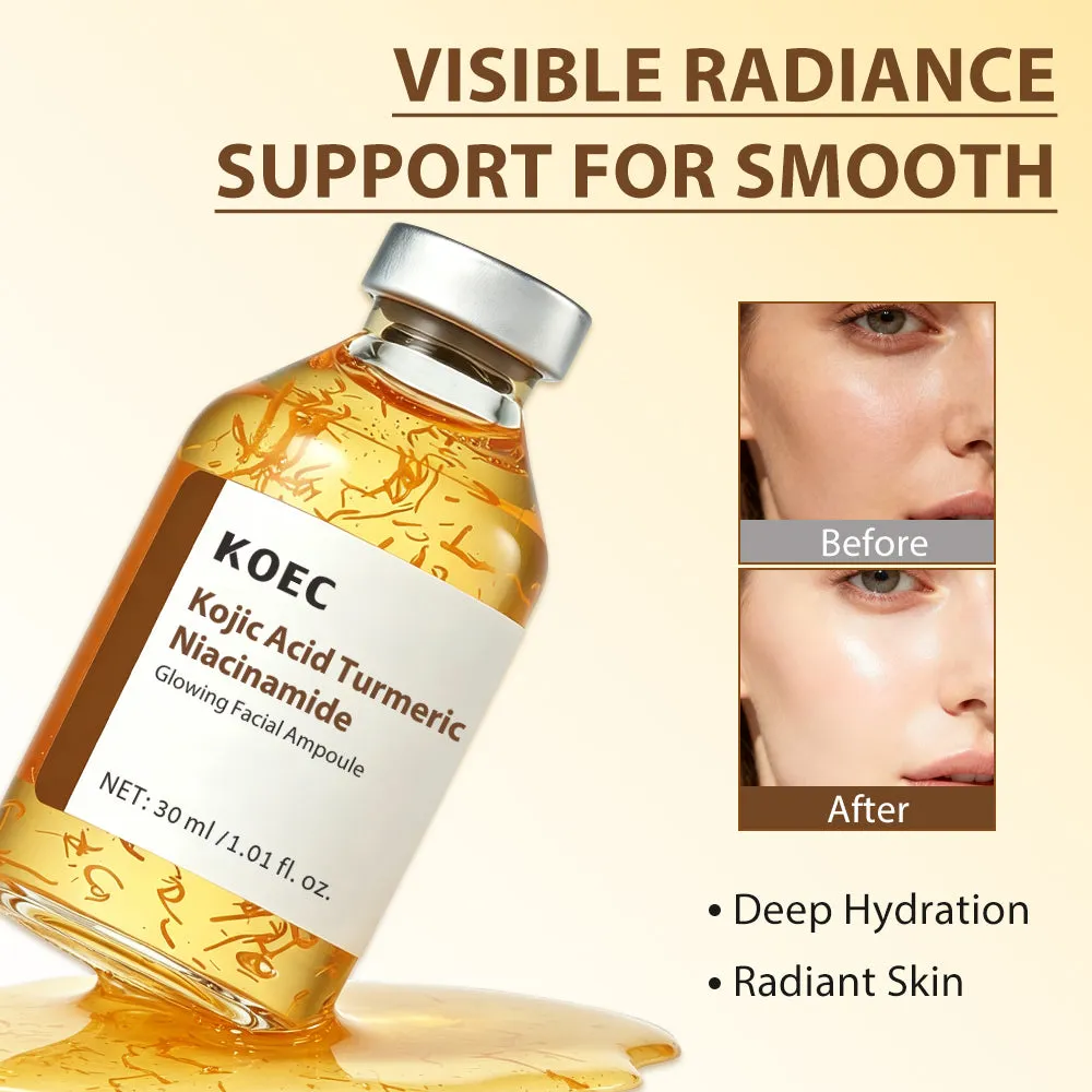 KOEC Kojic Acid Turmeric Niacinamide ampul mod pletter