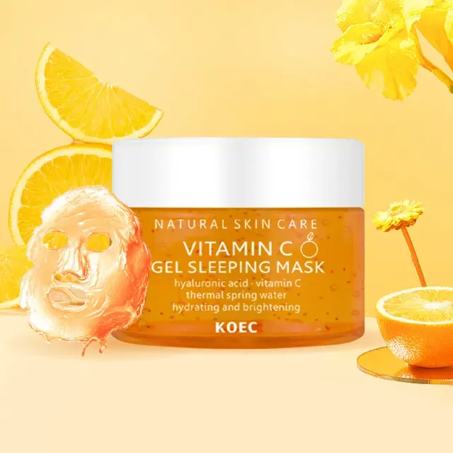 KOEC Vitamin C natmaske gel 150 g fugtgivende