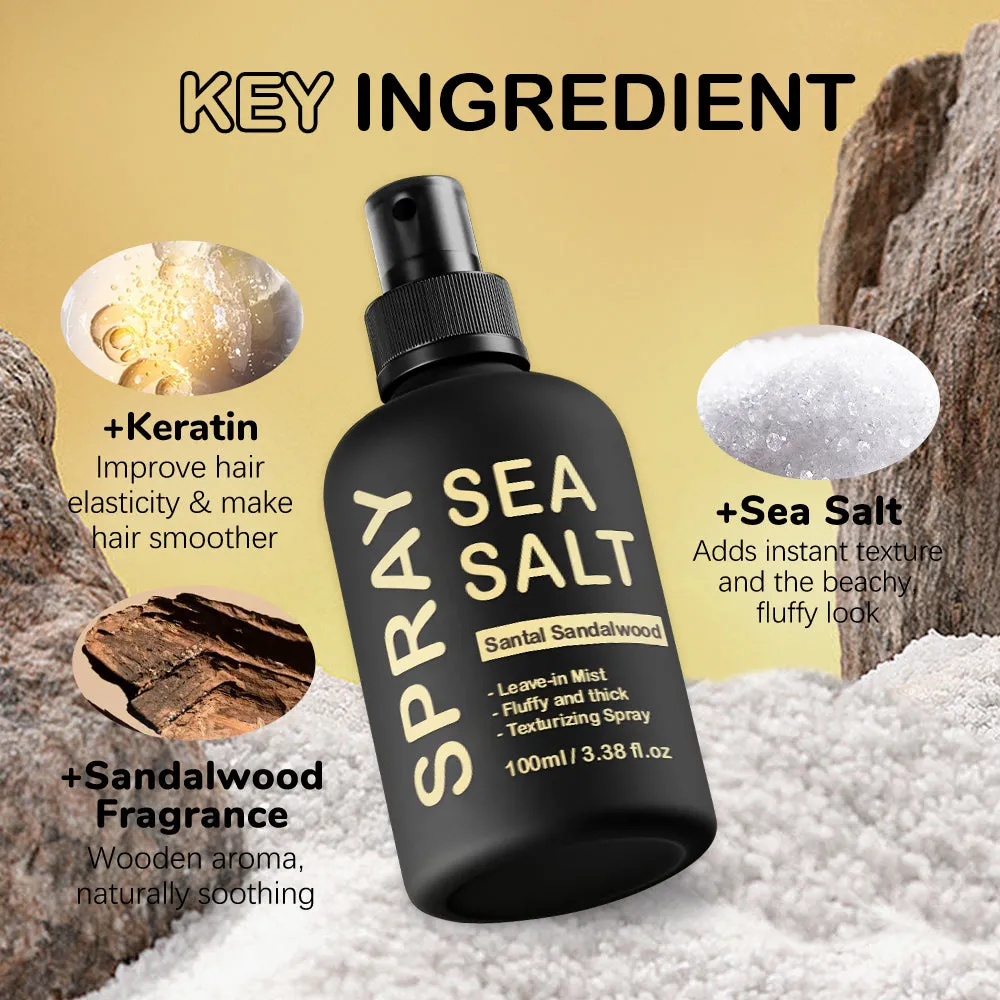 KOEC Sea Salt hårspray med keratin og volumen