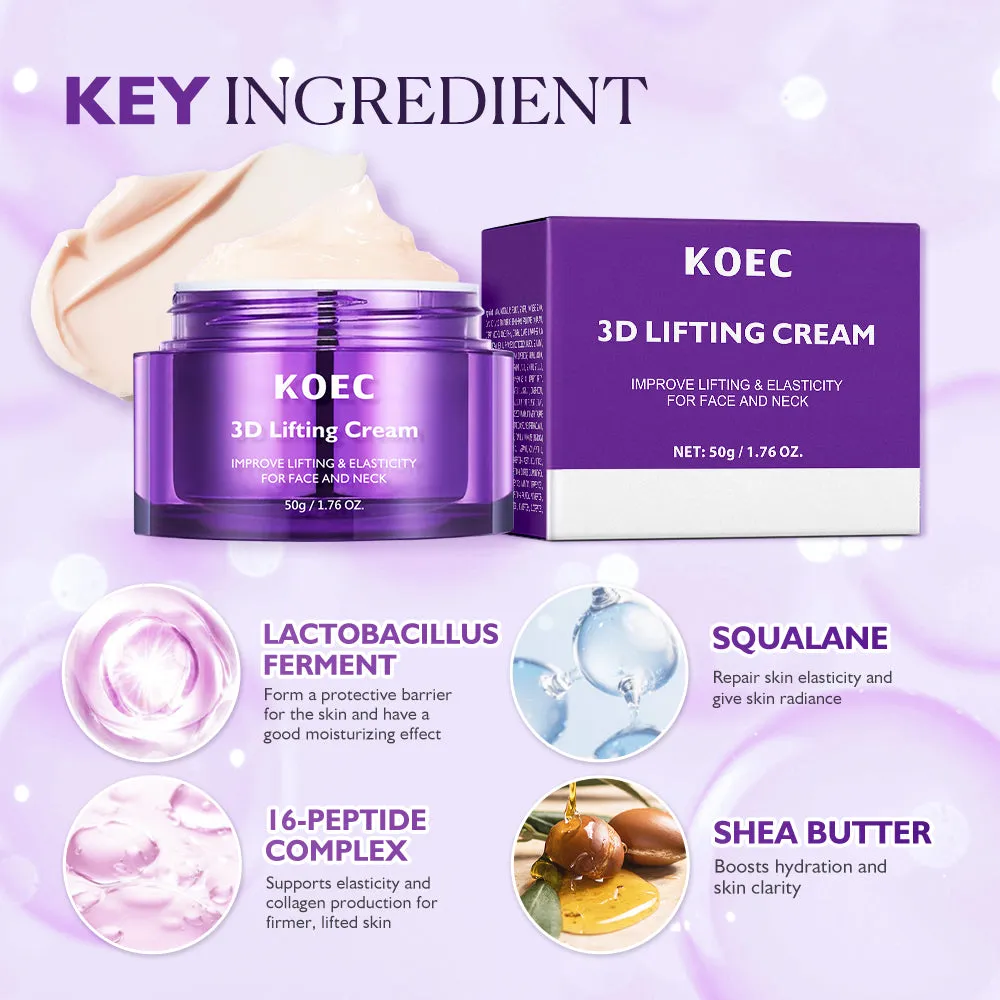 KOEC 3D Lifting Cream ansigtscreme 50 g