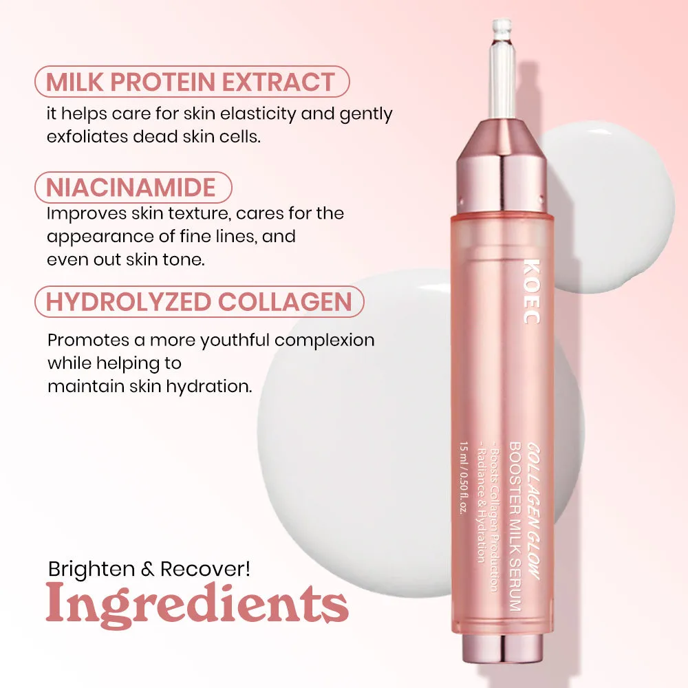 KOEC Collagen Glow Booster mælkeserum til tør hud
