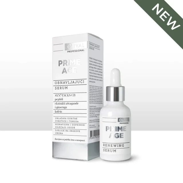 Olival Prime Age Renewing ansigtsserum peptid moden hud