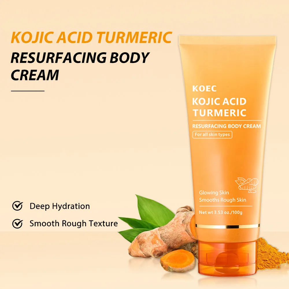 KOEC Kojic Acid Turmeric kropscreme mørke pletter