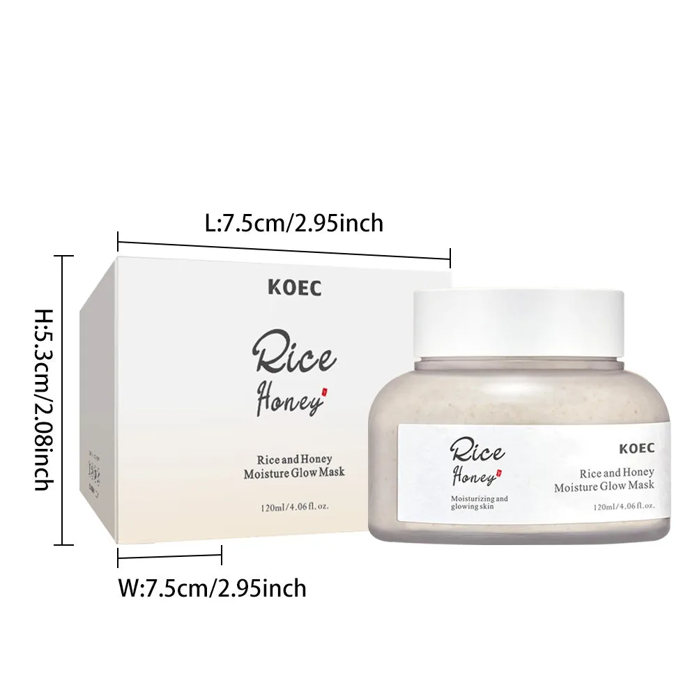 KOEC Rice and Honey Moisture Glow Mask ansigtsmaske ris honning