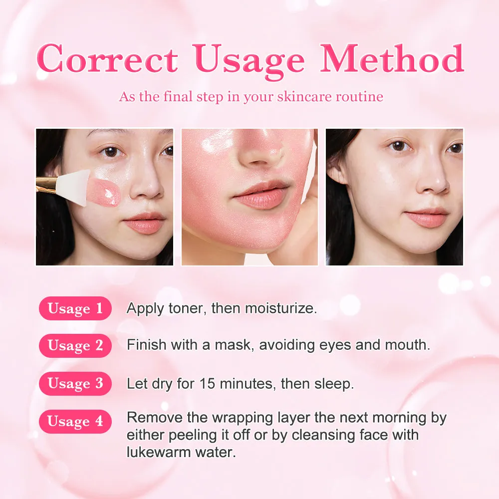 KOEC PDRN Coffeine Night Wrapping natmaske peel-off