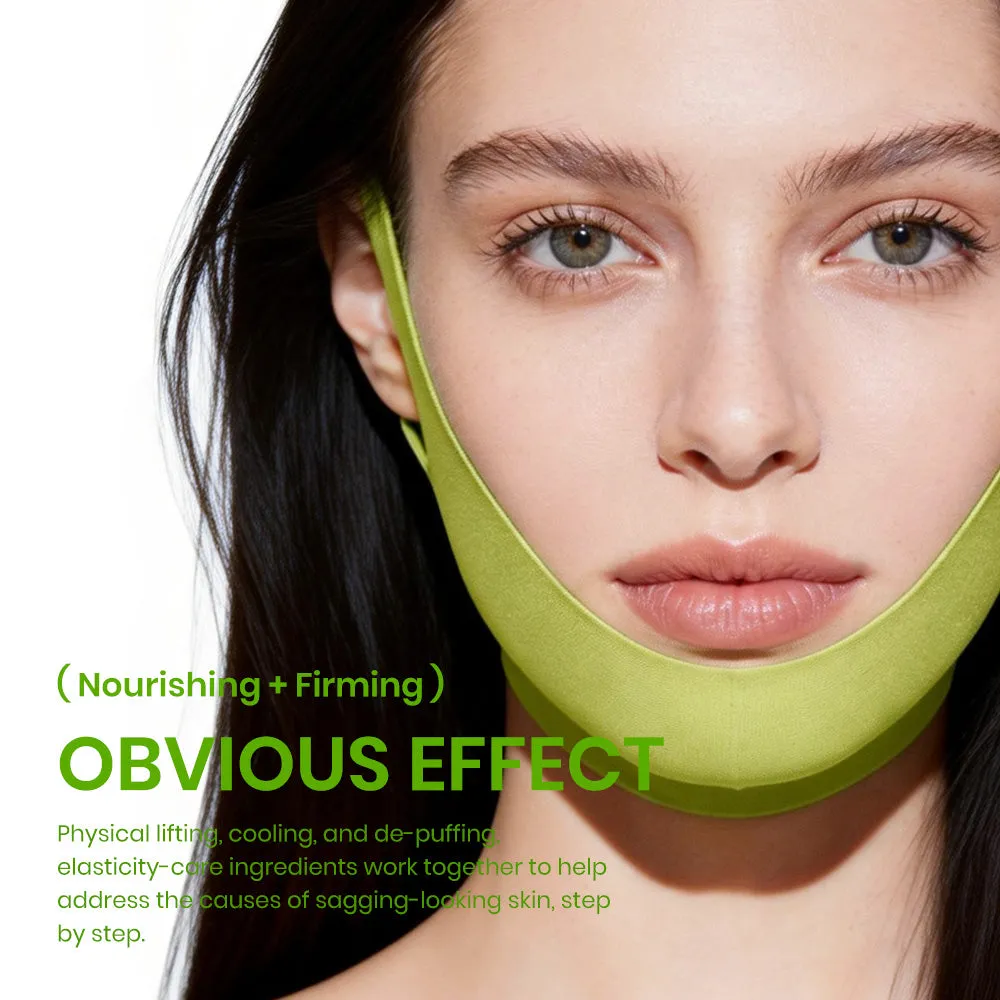 KOEC Cactus V-Shaped Collagen ansigtsmaske til kæbe
