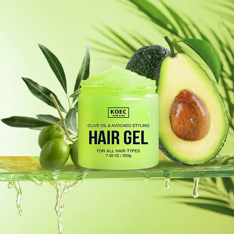 KOEC Olive Oil Avocado styling hårgelé hold og glans