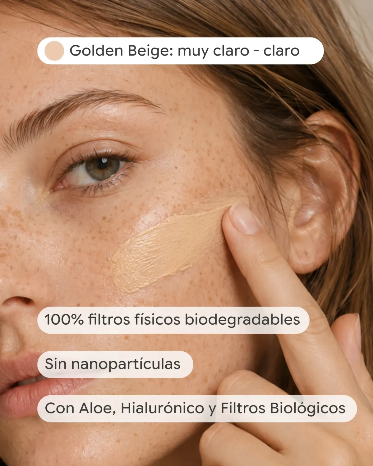 Dhyvana SPF50 CC-Cream solcreme med farve mod pletter
