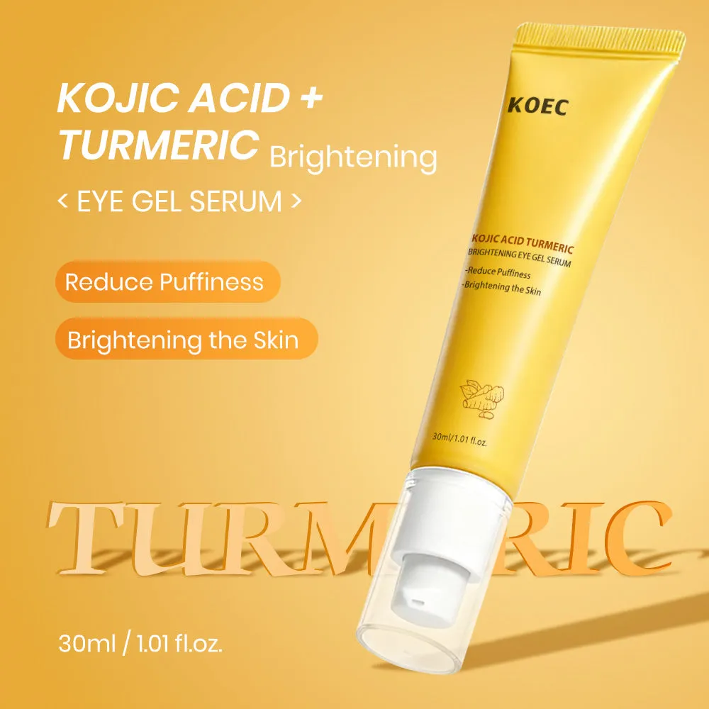 KOEC Turmeric & Kojic Acid Eye Gel Serum øjenserum mod mørke rande