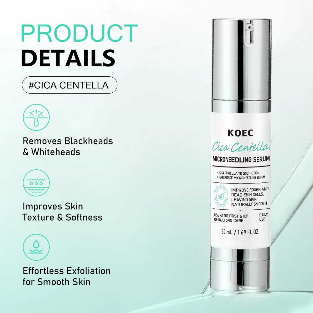 KOEC Cica Centella Microneedle serum 50 ml prikkende